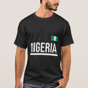 Nigeria-Flagge-Sporttrikot  T-Shirt