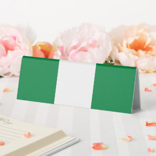 Nigeria-Flagge Tischaufsteller