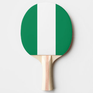 Nigeria-Flagge Tischtennis Schläger