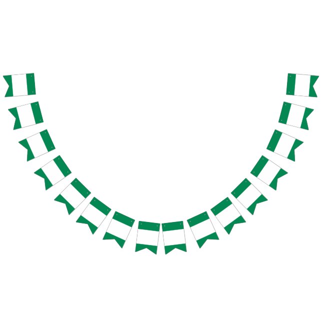 Nigeria-Flagge Wimpelkette (Alle)