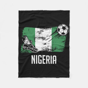 Nigeria-Flaggen-Trikot Nigerianisches Fußballteam Fleecedecke