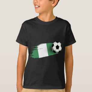 Nigeria Flaggen-Trikot Nigerianisches Fußballteam T-Shirt