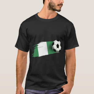 Nigeria Flaggen-Trikot Nigerianisches Fußballteam T-Shirt