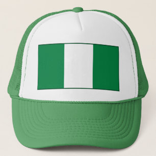 Nigeria-Flaggenhut Truckerkappe