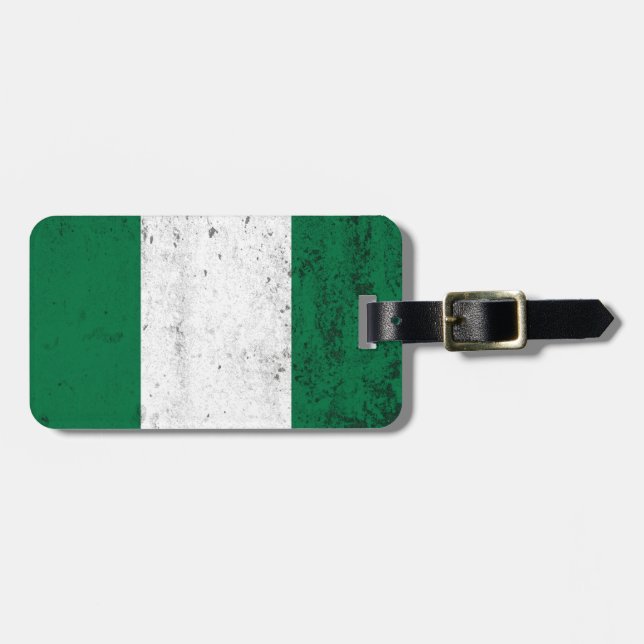 Nigeria Gepäckanhänger (Vorderseite horizontal)
