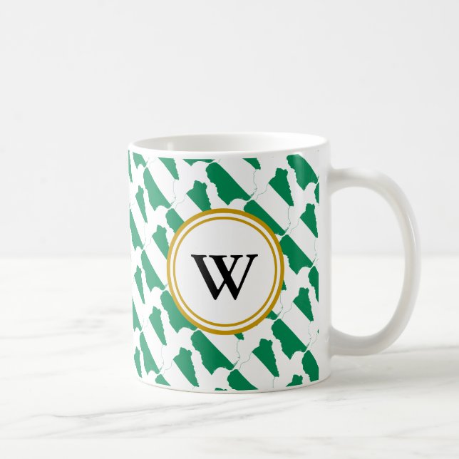 NIGERIA Gesegnete Nation Monogram Gift Kaffeetasse (Rechts)
