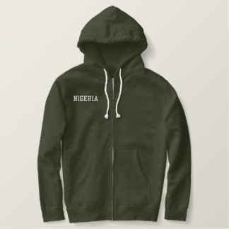 NIGERIA-GEWOHNHEIT BESTICKTER HOODIE