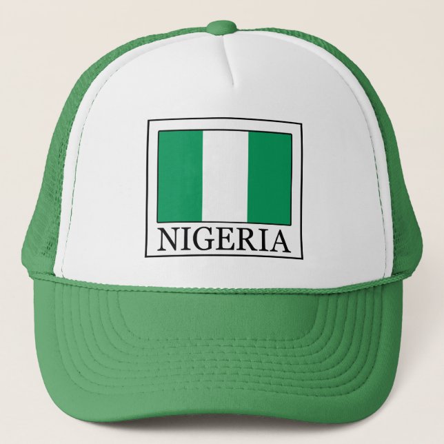 Nigeria-Hut Truckerkappe (Vorderseite)