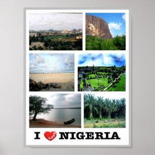 Nigeria - I Liebe - Poster