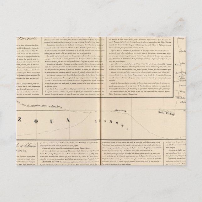 Nigeria, Kamerun Postkarte (Vorderseite)