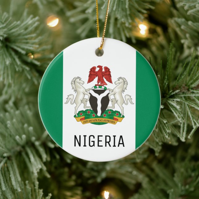 Nigeria Keramik Ornament (Baum)