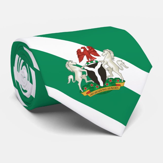 Nigeria Krawatte (Gerollt)