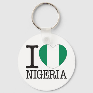 Nigeria Liebe v2 Schlüsselanhänger