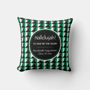 NIGERIA Map Graduate Custom HALLELUJAH Keepake Kissen