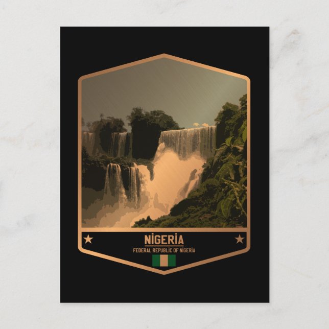 Nigeria Postkarte (Vorderseite)