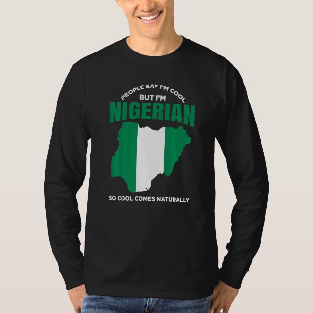 Nigeria Pride Nigerian African American Nigerian R T-Shirt (Vorderseite)