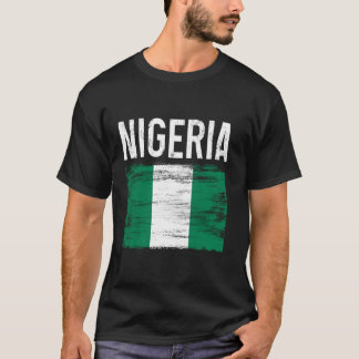 Nigeria Pride Nigerian Flag African Roots Heritage T-Shirt