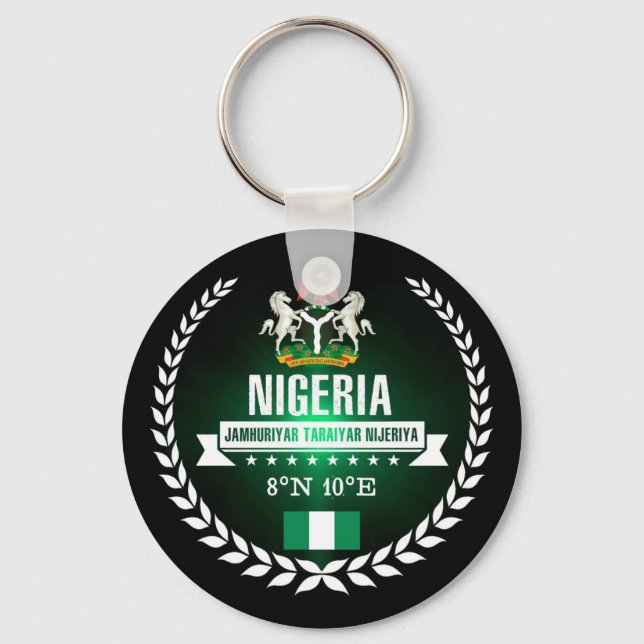Nigeria Schlüsselanhänger (Vorderseite)