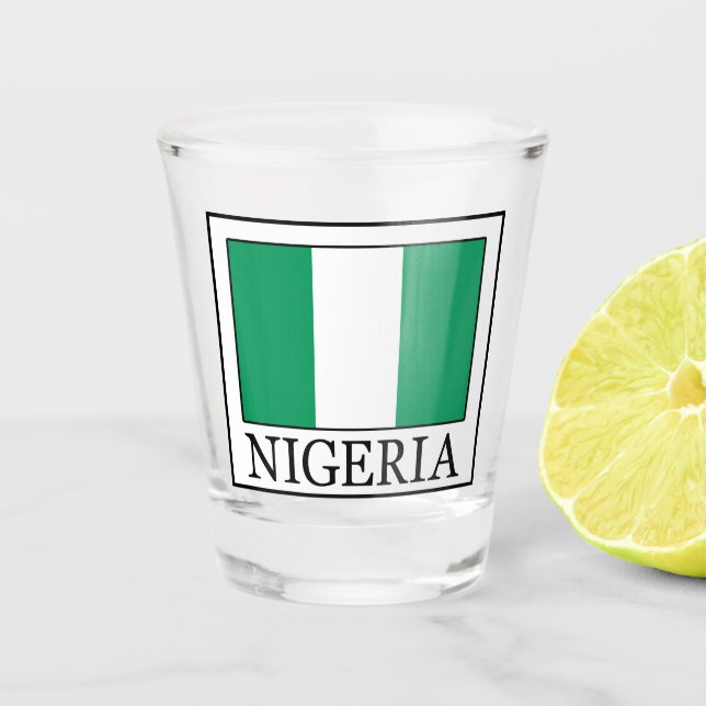 Nigeria Schnapsglas (Vorderseite)