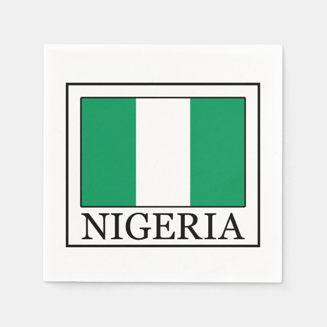 Nigeria Serviette (Vorderseite)