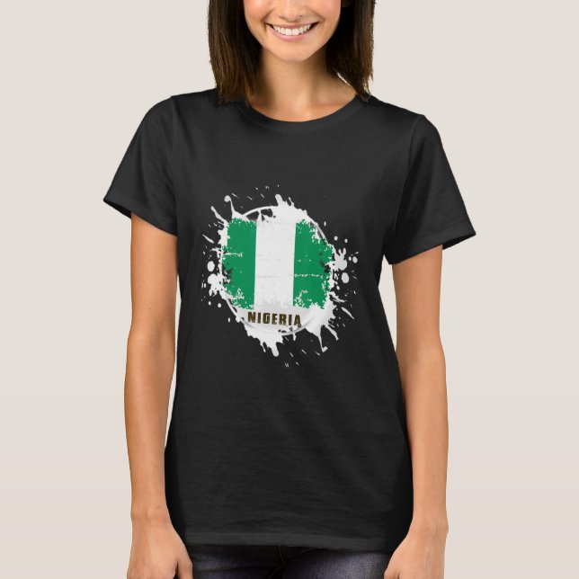 Nigeria Splash T-Shirt (Vorderseite)