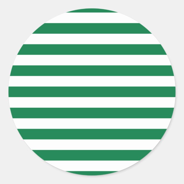 Nigeria - Streifen auf der Flagge Pakistans Runder Aufkleber (Vorderseite)
