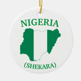 Nigeria Trip Weihnachtsschmuck