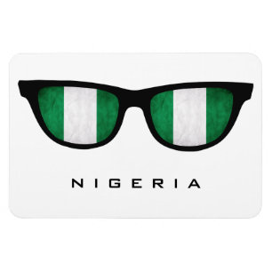 Nigeria überträgt Sondertext- und Farbmagnet Magnet