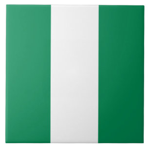 Nigerian Flag Fliese