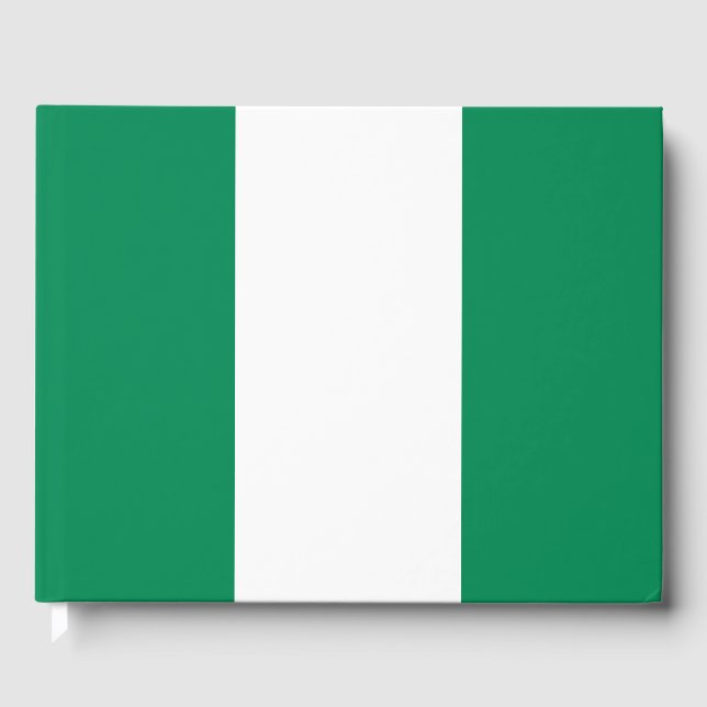 Nigerian Flag Gästebuch (Vorderseite)