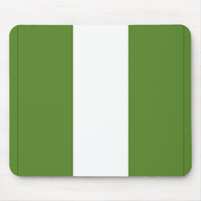 Nigerian Flag Mousepad (Vorne)