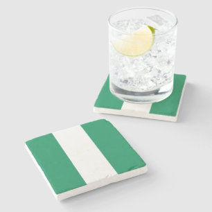 Nigerian Flag Steinuntersetzer