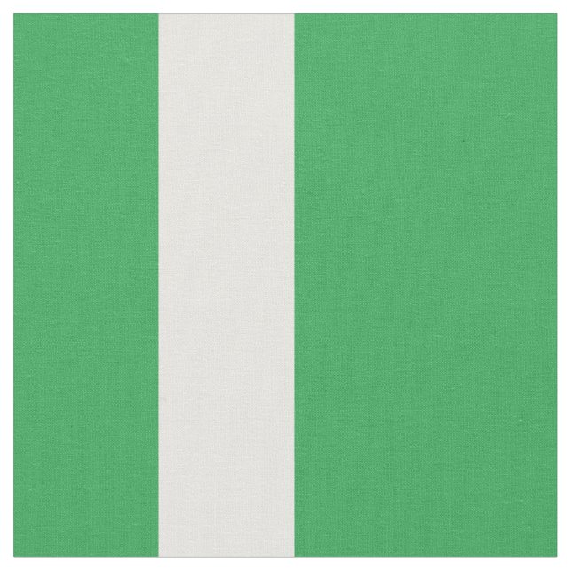 Nigerian Flag Stoff (Nahaufnahme)