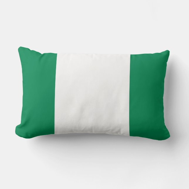 nigerianische Fahne Lendenkissen (Vorderseite)