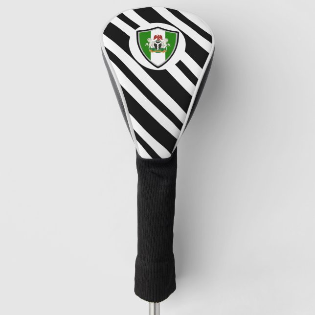nigerianische Flagge Golf Headcover (Vorderseite)