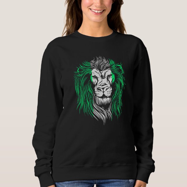 Nigerianische Flagge Sweatshirt (Vorderseite)
