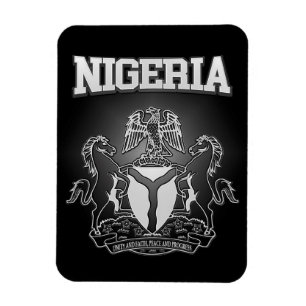 Nigerianische Wappen Magnet
