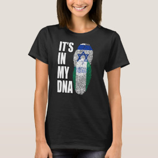 nigerianisches und israelisches Misch-DNA-Flaggeng T-Shirt