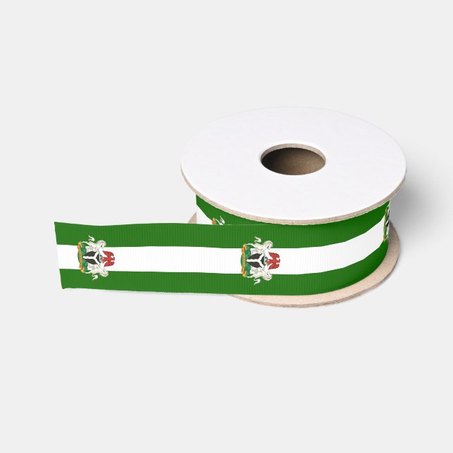 nigerianisches Wappen    Ripsband (Spule)
