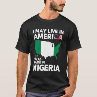 Nigerias Flag-Hoodie-Geschenk für Nigerianer T-Shirt