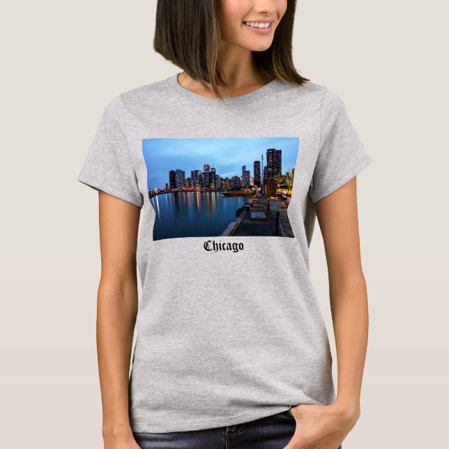 Night at Navy Pier T - Shirt (Vorderseite)