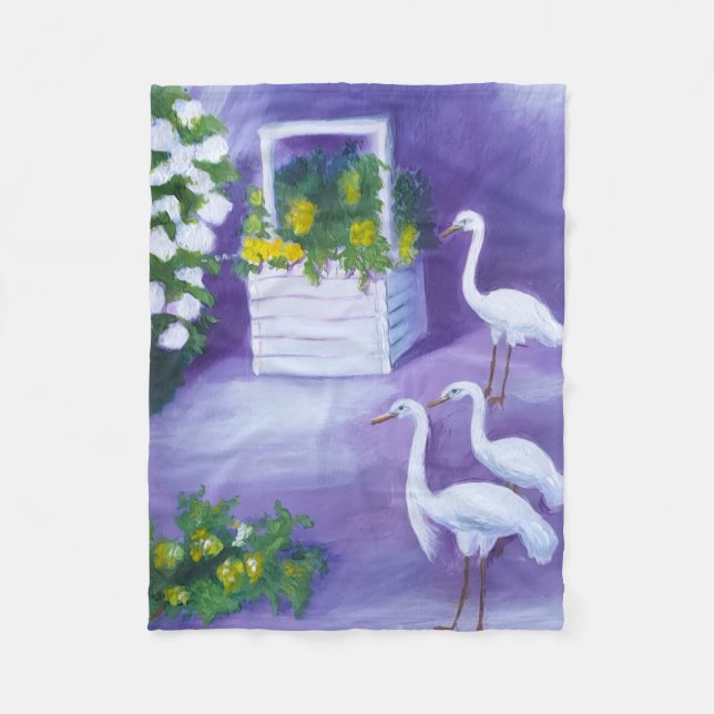 Night at the Well. Fleecedecke (Vorderseite)