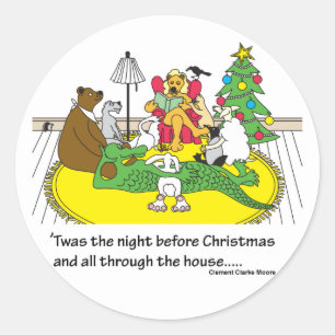 Night Before Christmas Sticker