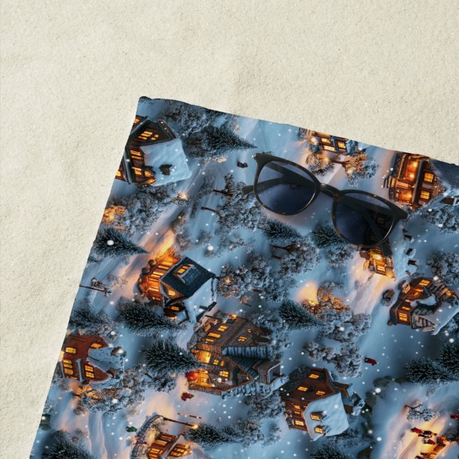 Night Before Christmas - Twilight Serenity  Strandtuch (Beispiel)