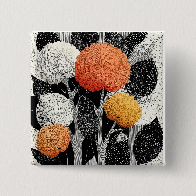 Night Bloom on the Red Planet #5 Button (Vorderseite)