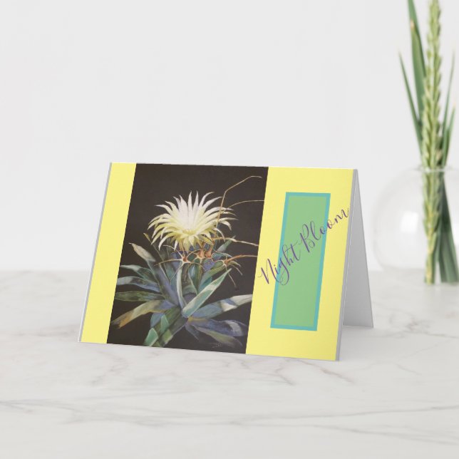 "Night Bloom" von Bruce Tunis Karte (Vorderseite)