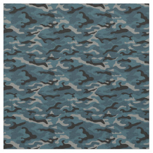 Night Blue Camouflage Camouflage Stoff