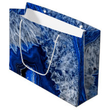 Night Blue Indigo Agate Mineral Quarz Gemstone