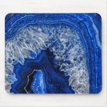Night Blue Indigo Agate Mineral Quarz Gemstone