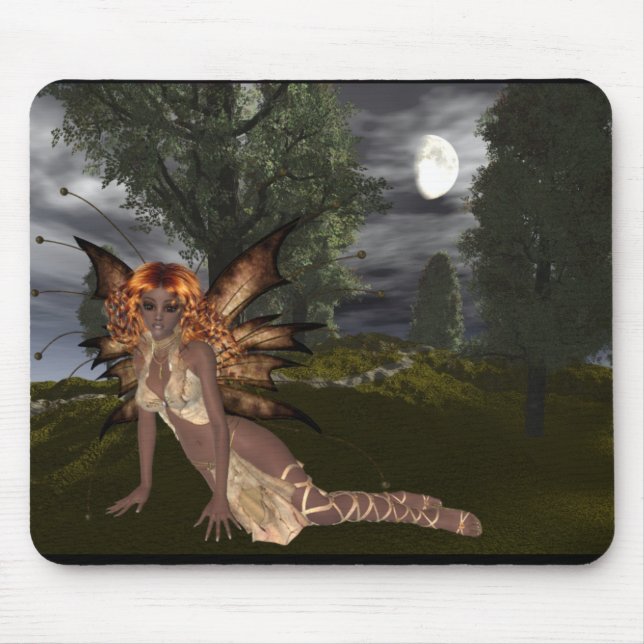Night Fairy Design 1 - Fantasy Fee Mousepad (Vorne)